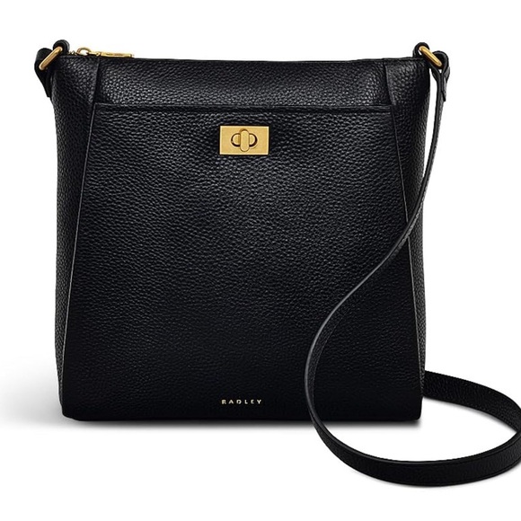 RADLEY LONDON Brook Avenue Small Zip Top Crossbody with Gold Details. NWOT